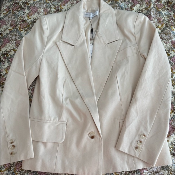 English Factory Cream Women's Blazer - Picture 1 of 7